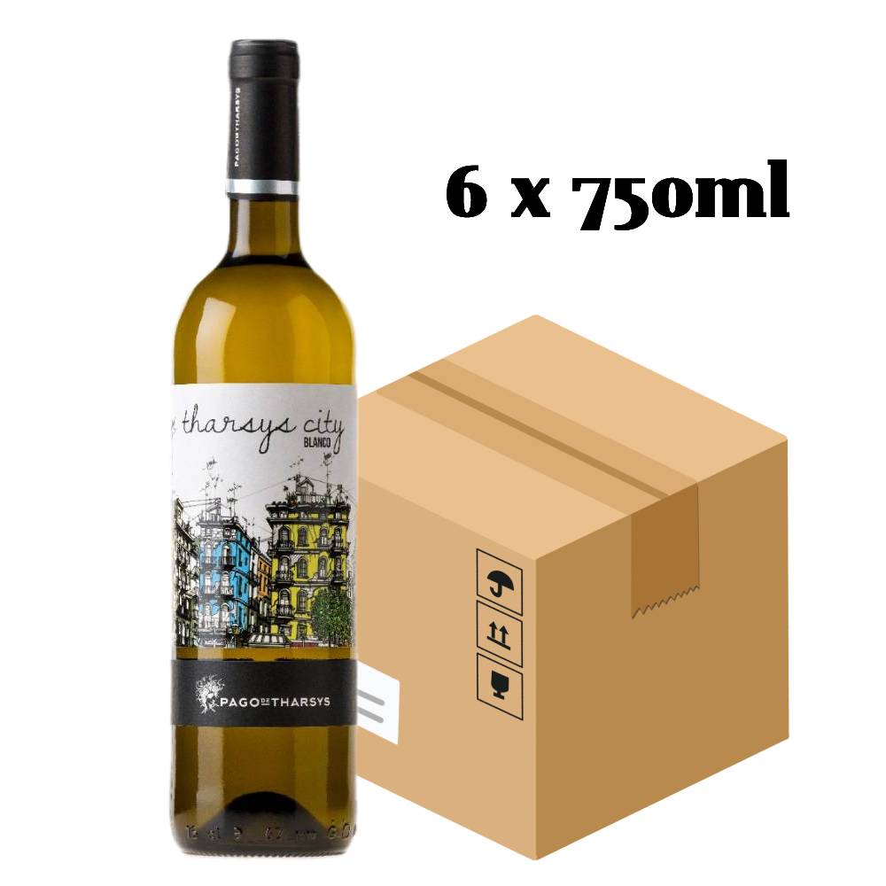 【原箱】Tharsys City Blanco 2019丨塔思白酒丨西班牙丨750ml x 6枝丨MT Wine